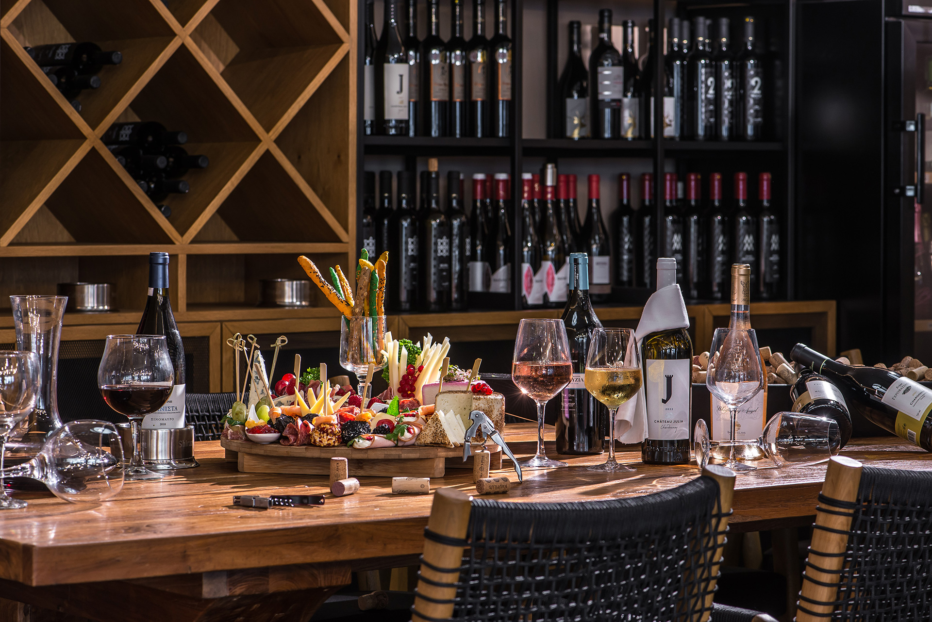 Gouves Park Umami Asian Restaurant wine cellar