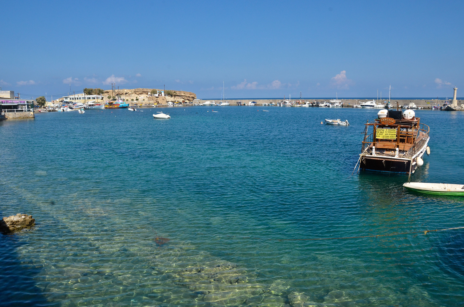 The port of Hersonisos