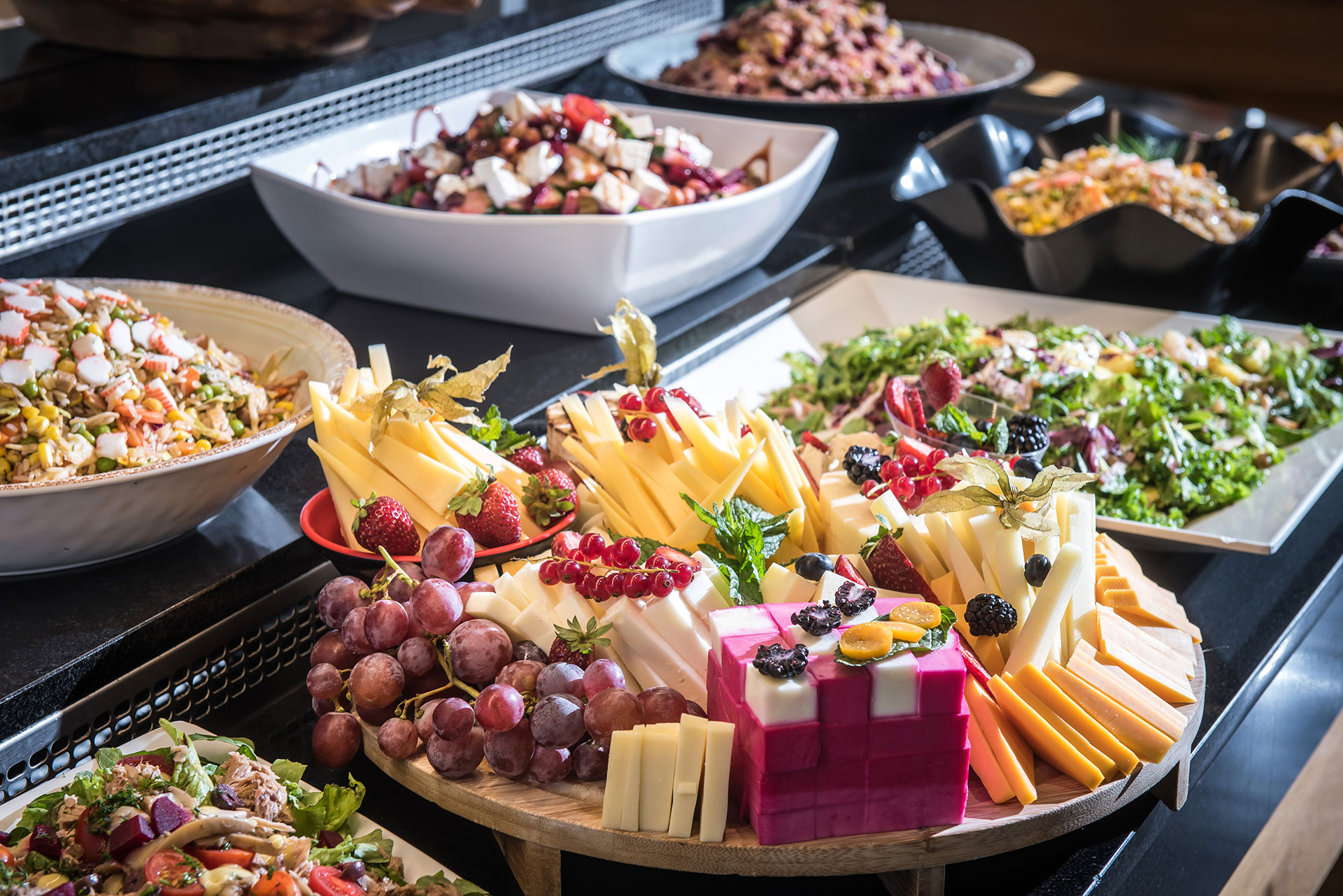 Gouves Park salads close-up