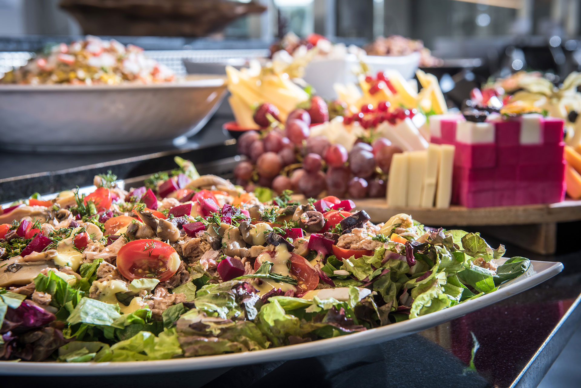 Gouves Park salads close-up