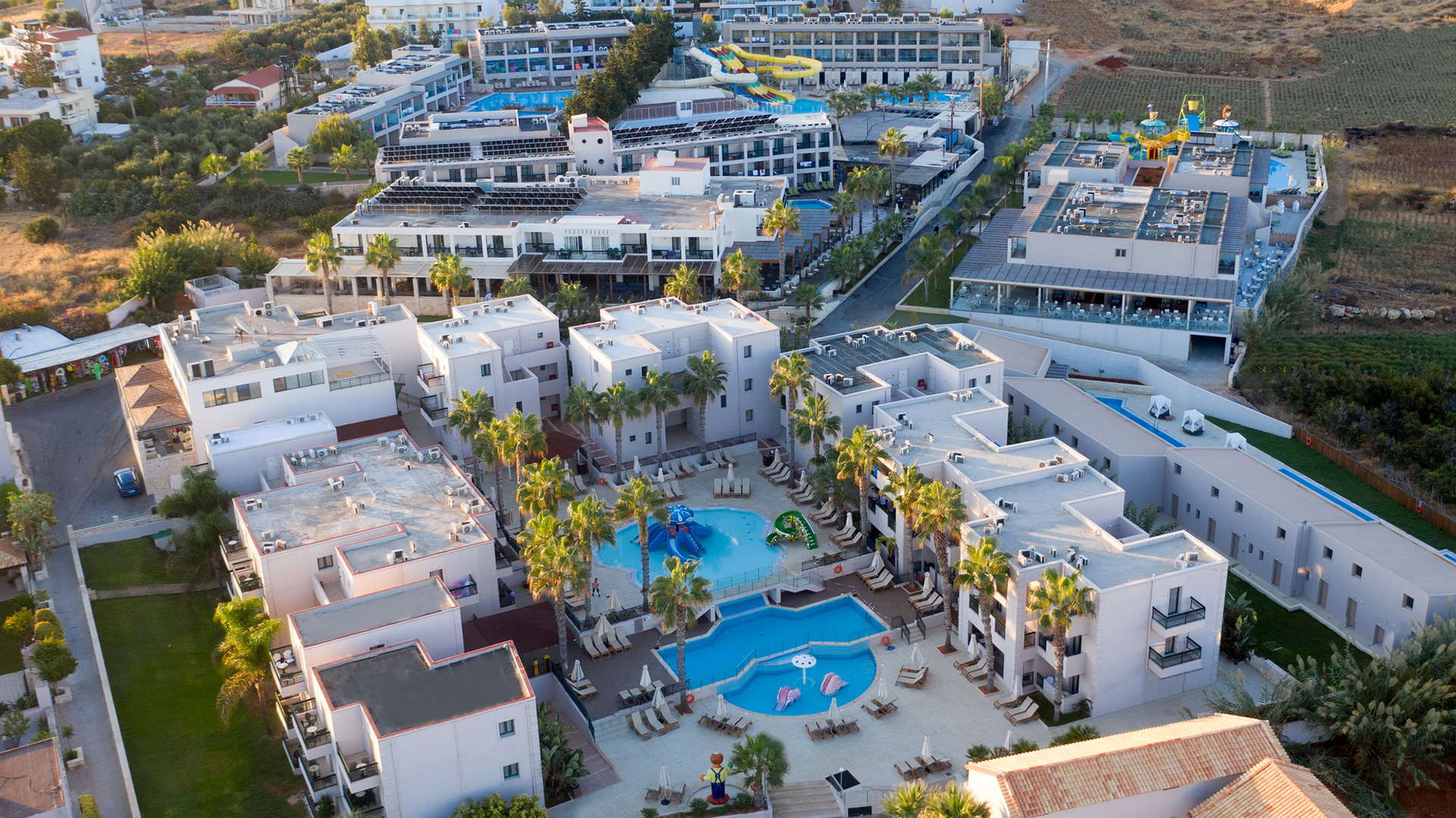 Gouves Park panoramic view